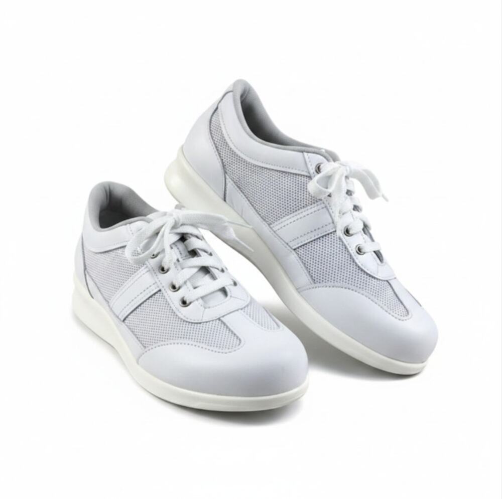 SAS FT Mesh Walking Shoe Sneakers Women 8.5M White Everyday Comfort Made In USA